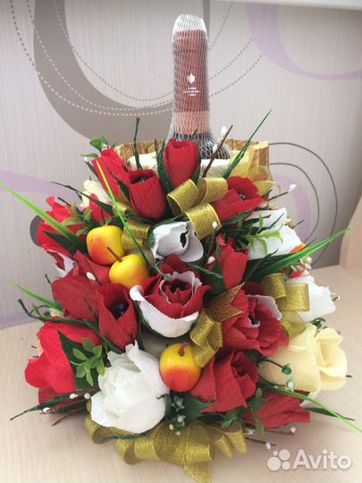 Торт из конфет