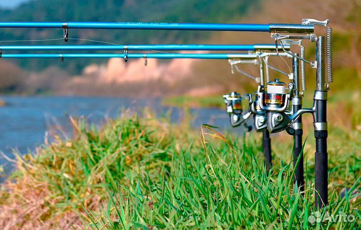 Удочка самоподсекающая (удилище) + катушка