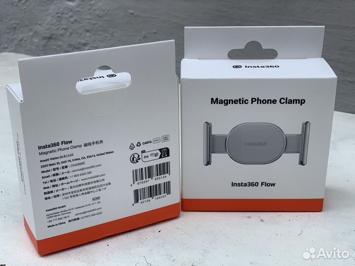 Magnetic phone clamp insta360 flow