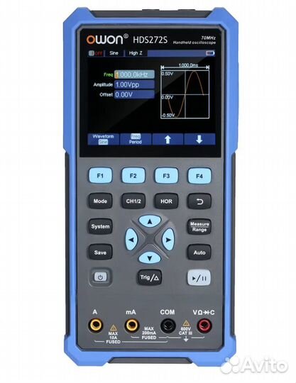 Осциллограф-мультиметр owon HDS272S
