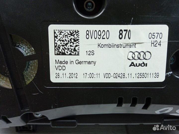 Щиток приборов Audi A3 универсал cmba 2013