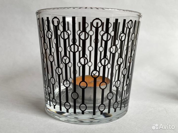 Подсвечник IKEA стекло