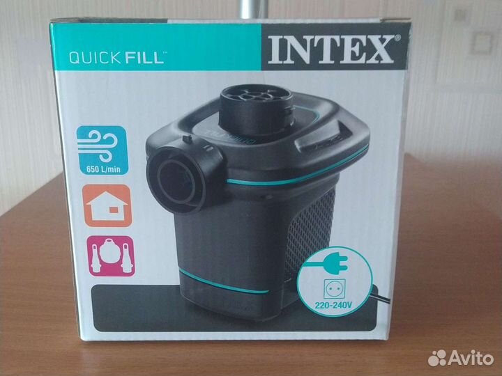 Насос электрический intex, 12 v и 220-240 v