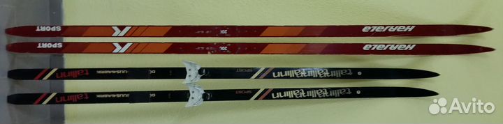 Лыжи деревянные СССР karjala 200 tallinn 180