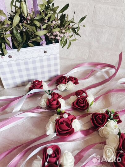 Бутоньерка свадебная