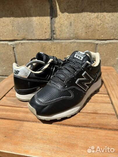 Кроссовки New Balance 996 Black Silver кожа