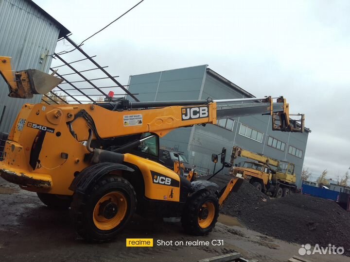 Телескопический погрузчик JCB 540-170, 2015