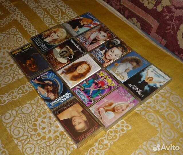 Кассеты студийки рок, поп, шансон. Кучками