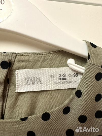 Платье для девочки зара, zara 98