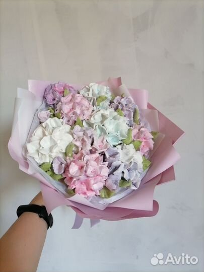 Букет цветов из зефира