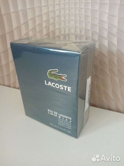 Туалетная вода Lacoste 12.12 blue, мужской парфюм