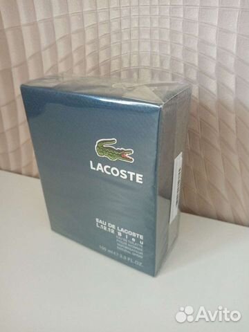 Туалетная вода Lacoste 12.12 blue, мужской парфюм