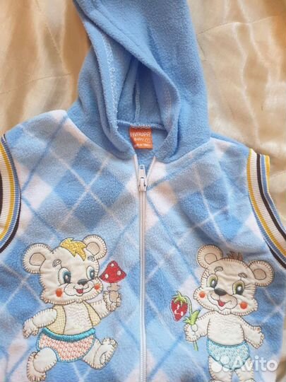 Костюмчики пакетом 9-12 месяцев