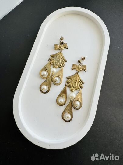 Винтажные серьги СССР Fashion earrings