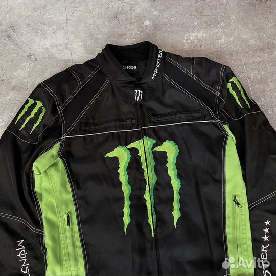 Monster Energy Винтажная Мотокуртка