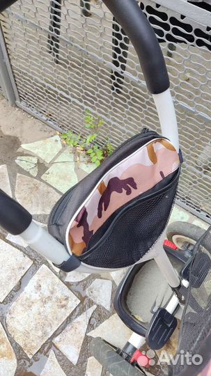 Детский велосипед с родительской ручкой