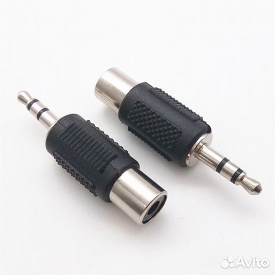 3.5mm Stereo Plug to RCA Jack Adapter