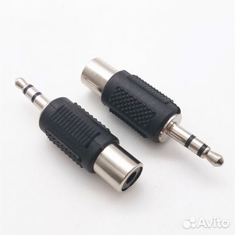 3.5mm Stereo Plug to RCA Jack Adapter