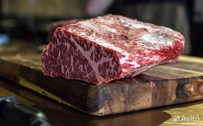 Мясо. Говядина мраморная зернового откорма