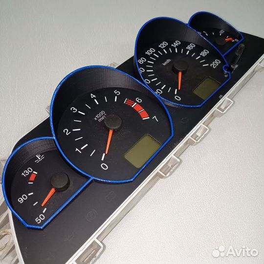 Кольца в приборную панель VDO ваз 2110-2115