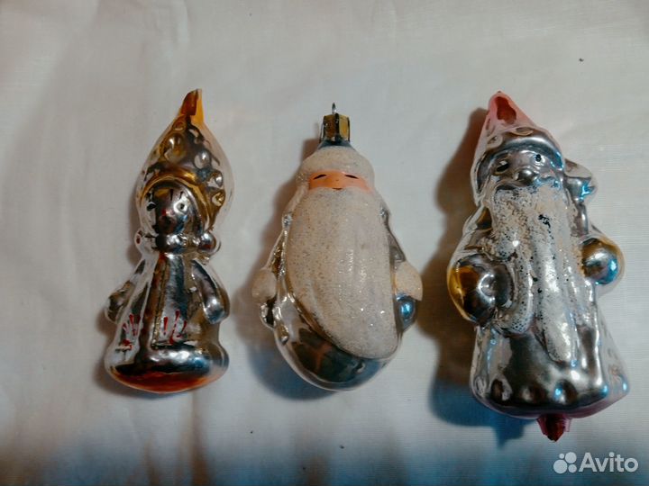 Елочные игрушки СССР на прищепке