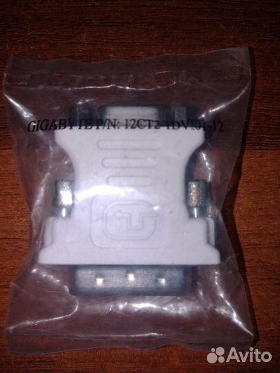 Адаптер DVI to D-sub Gigabyte 12CT2-1DVI01-12