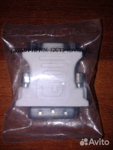 Адаптер DVI to D-sub Gigabyte 12CT2-1DVI01-12