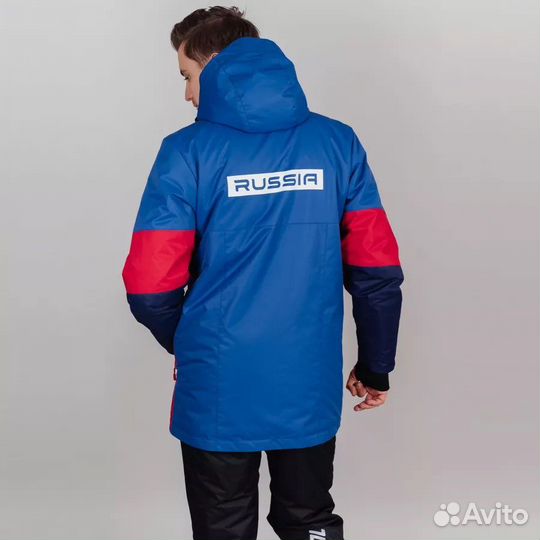 Утепленная куртка nordski Casual True Blue/Red