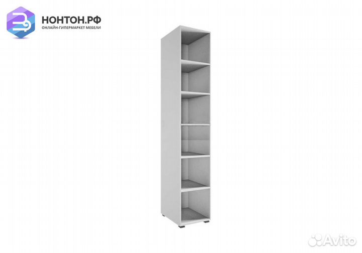 Пенал Флорис черный глянец / белый