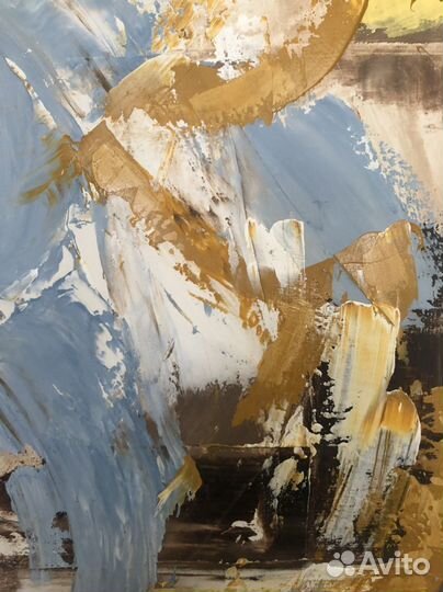 Картина Абстракция 50х60 Холст Акрил паста