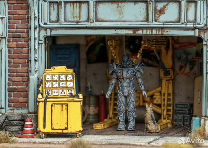 Diorama Fallout 4 Red Rocket Station