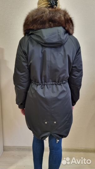 Парка женская зимняя с натуральным мехом