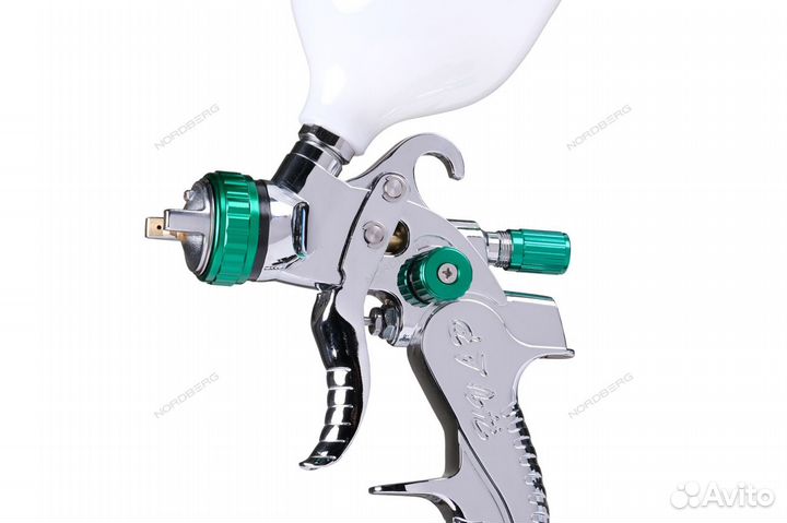 Краскопульт hvlp с верхним баком сопло 1,7 мм