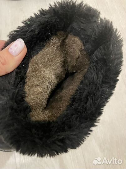 Сапоги детские унты ратуральные