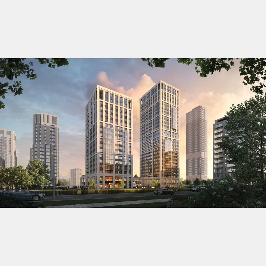 2-к. квартира, 66,1 м², 5/29 эт.