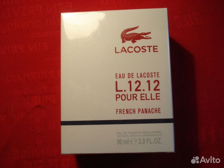 Lacoste French Panache 100мл Женская Франция
