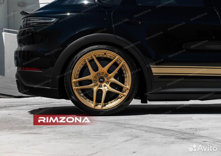 Кованые диски R22 на Porsche 911