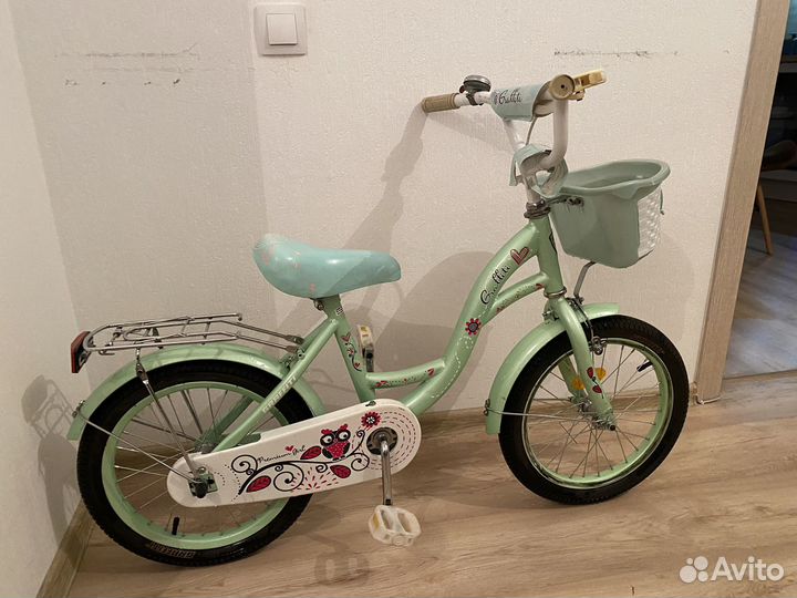 Детский велосипед graffity с доп колесами