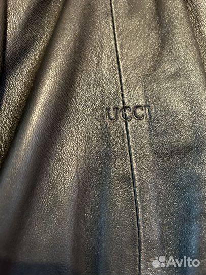 Кожаная куртка Gucci