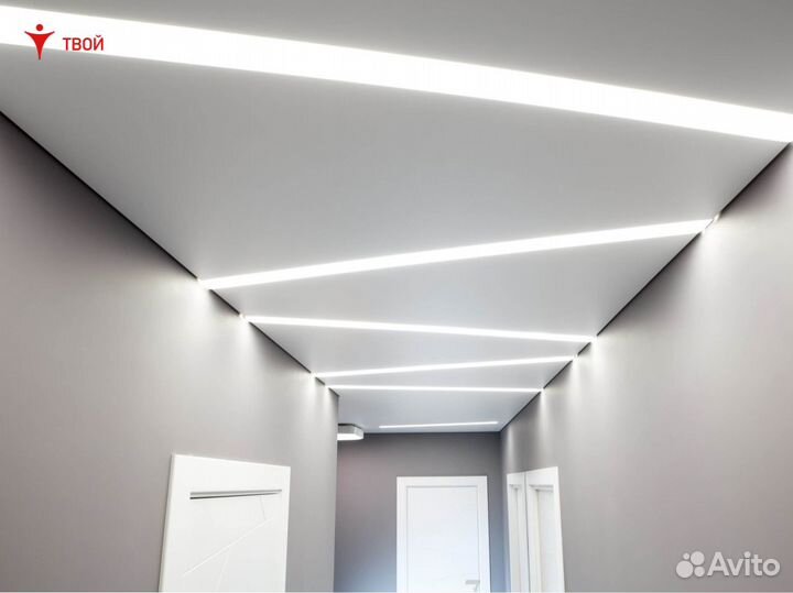 Натяжные потолки в квартире