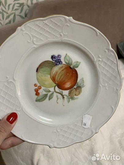 Тарелки фарфор чешский