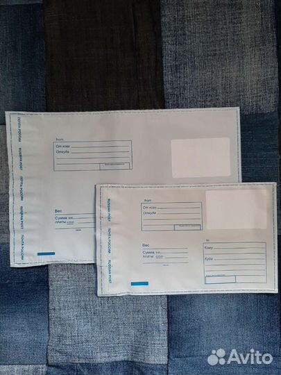 Пластиковый конверт, почтовый