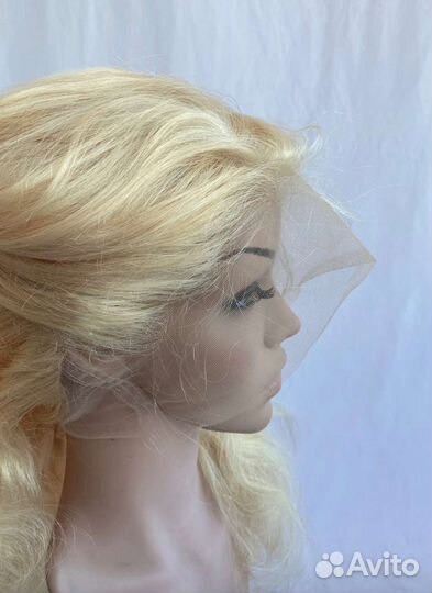 Система волос полная сетка новая Натуральная блонд