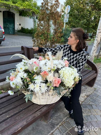Букеты из живых цветов