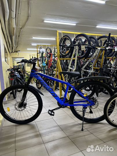 Велосипед на литых дисках