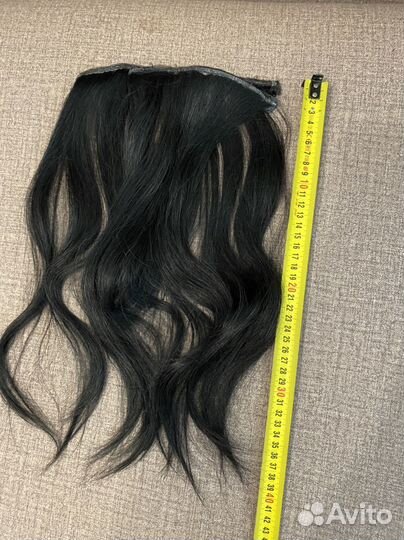 Волосы на заколках