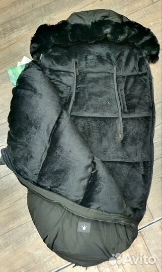 Конверт меховой, новый, в коляску