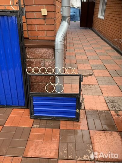 Металлические ворота бу