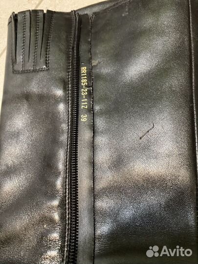 Сапоги зимние женские кожаные 39 бу