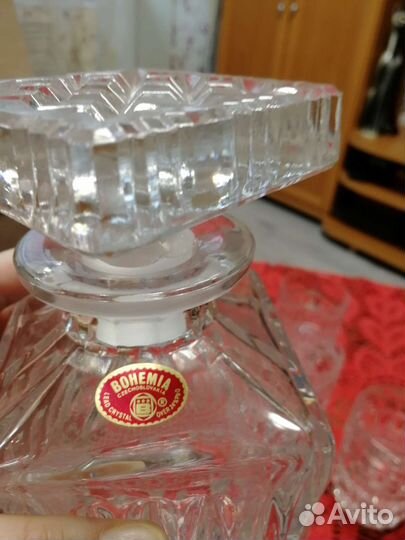 Набор для виски чешский хрусталь Bohemia